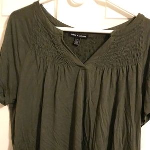 XL Green Cable & Gauge Shirt